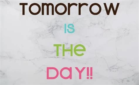 what is the special day of tomorrow|whats the speciality of tomorrow.